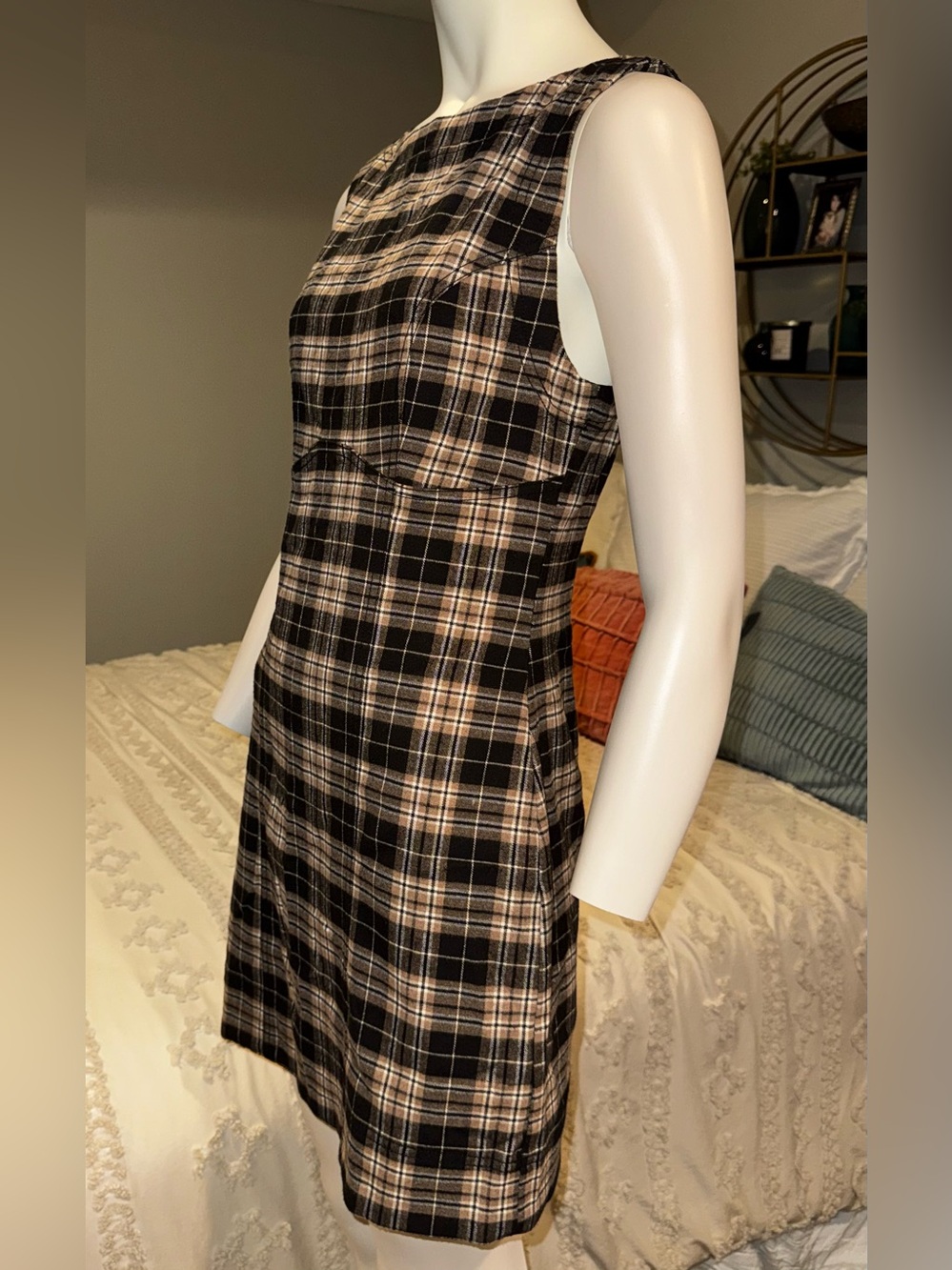 Pilcro Percie Plaid Mini Dress